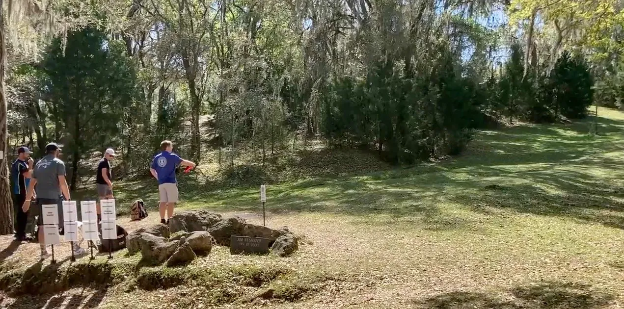 Players on the course during Sunday Doubles